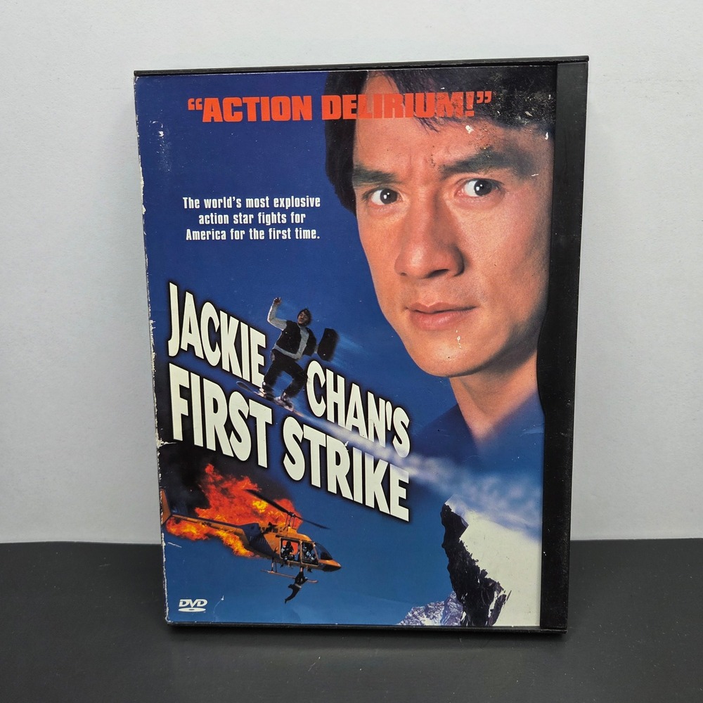 Jackie Chan's First Strike DVD 1999 New Line Home Video Action Movie Widescreen